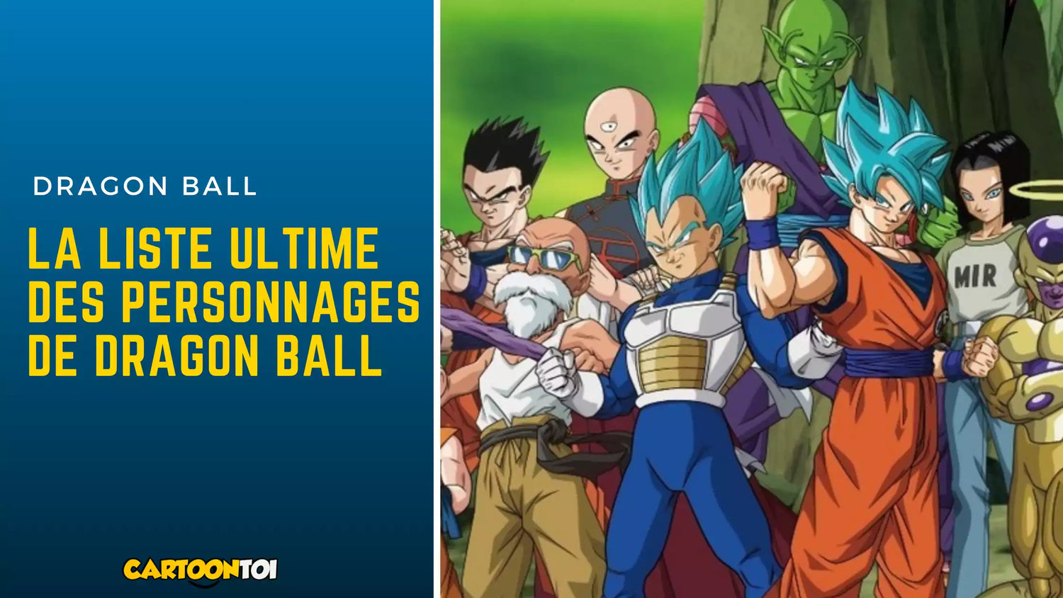 Les personnages de Dragon Ball