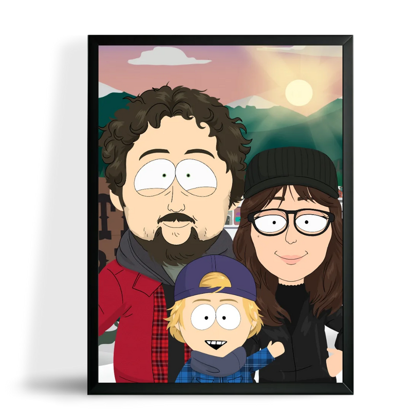 Custom South Park Portrait