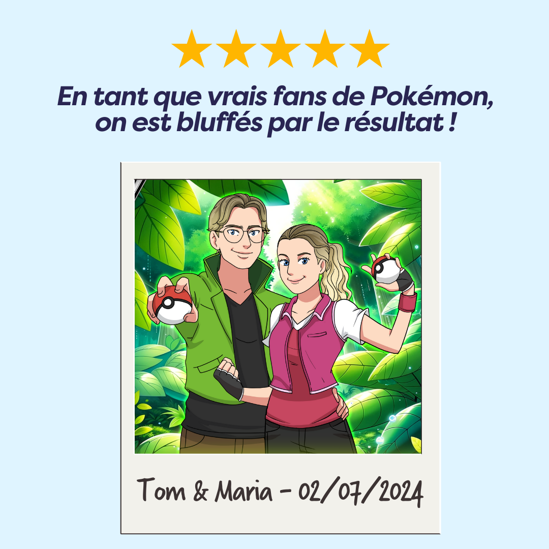 portrait pokémon personnalisé