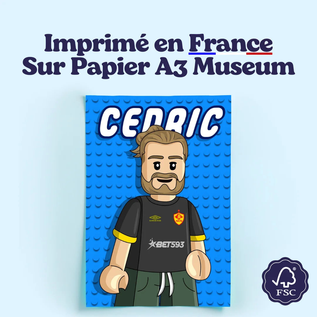 poster Lego personnalisé