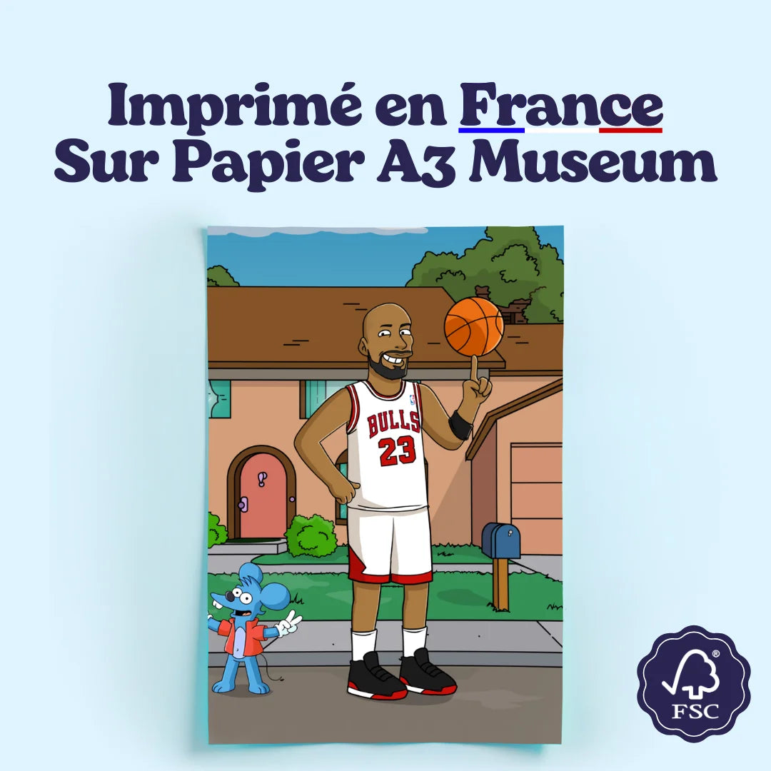 poster simpson personnalisé