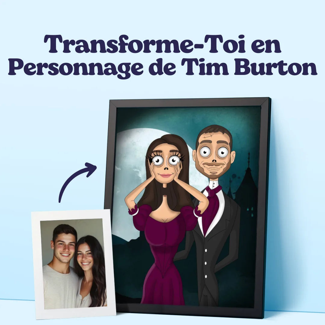 Custom Tim Burton Portrait