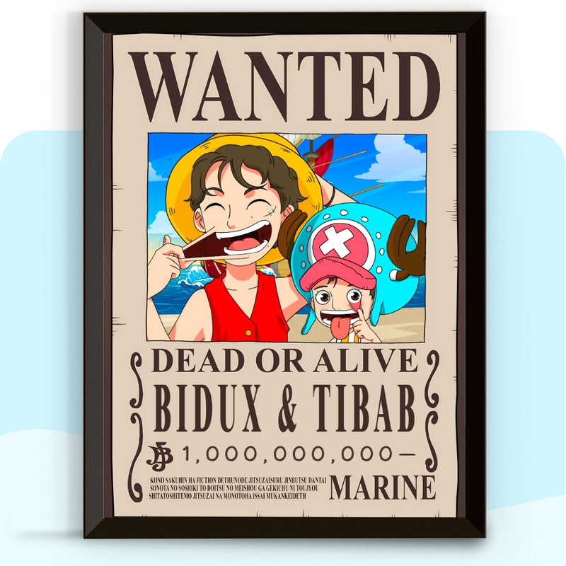 Custom Wanted One Piece Poster