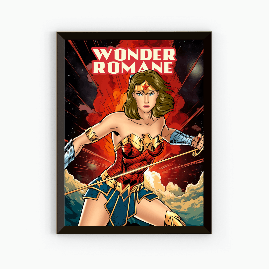 Portrait Wonder Woman Personnalise